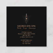 *~* Cosmic Alchemy Sacred Shaman Third Eye Vierkante Visitekaartje (Achterkant)