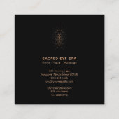 *~* Cosmic Alchemy Shaman Sacred Geometry Vierkante Visitekaartje (Achterkant)