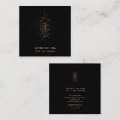 *~* Cosmic Alchemy Shaman Sacred Geometry Vierkante Visitekaartje (Voorkant / Achterkant)