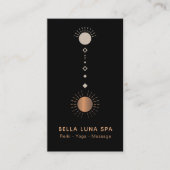 *~* Cosmic Alchemy Universe Shaman Sun Totem Visitekaartje (Voorkant)