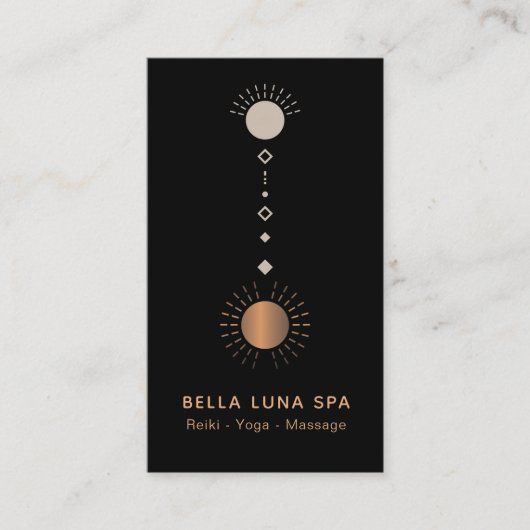 *~* Cosmic Alchemy Universe Shaman Sun Totem Visitekaartje (Voorkant)