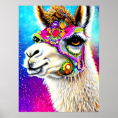 Cosmic Alpaca Poster (Voorkant)