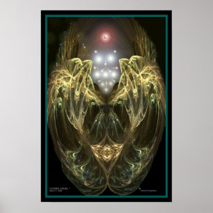 "COSMIC ANGEL" door Robert Singletary Poster