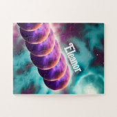 Cosmic Aqua Paars Perfect Moon Six Space Align Legpuzzel (Horizontaal)