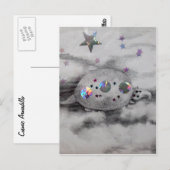 Cosmic Armadillo CricketDiane Art en design Briefkaart (Voorkant / Achterkant)