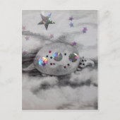 Cosmic Armadillo CricketDiane Art en design Briefkaart (Voorkant)