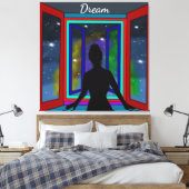 Cosmic Art Canvas Afdruk (Insitu (Slaapkamer))