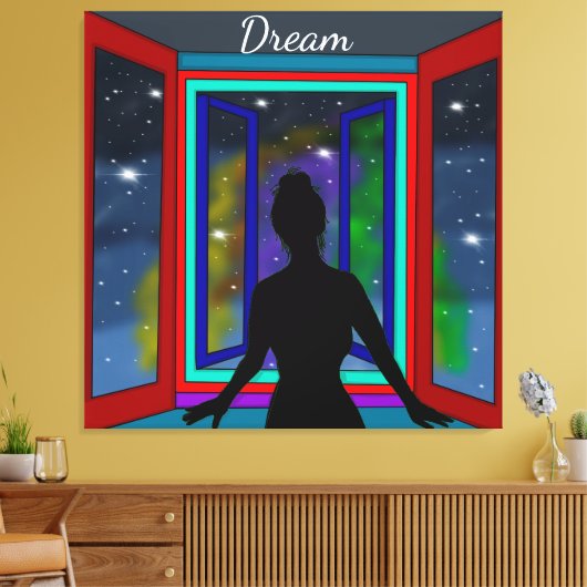 Cosmic Art Canvas Afdruk (Insitu (Woonkamer))