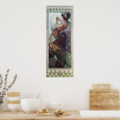 Cosmic Art Nouveau Poster (Keuken)