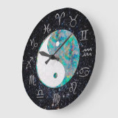 Cosmic Astrology Clock met Yin Yang Grote Klok (Hoek)