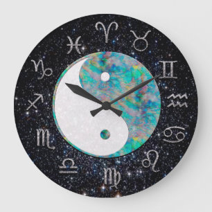 Cosmic Astrology Clock met Yin Yang Grote Klok