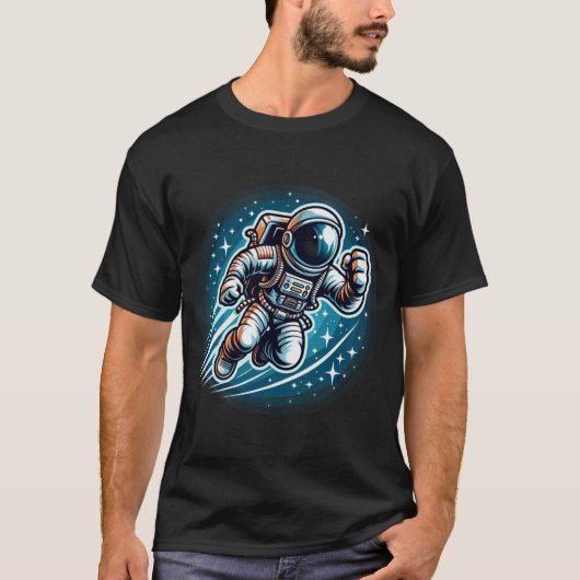 Cosmic Astronaut Adventure T-shirt (Voorkant)
