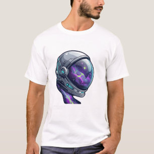 Cosmic Astronaut Gamer T-shirt   Neon Space Melkwe