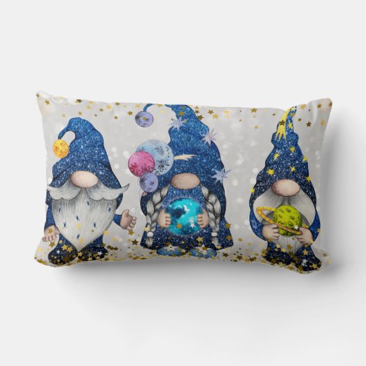 Cosmic Astronomy Gnomen Kussen (Achterkant)