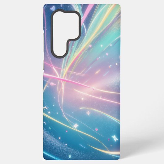 Cosmic Aurora ribbon Phone Case Samsung Galaxy Hoesje (Achterkant)
