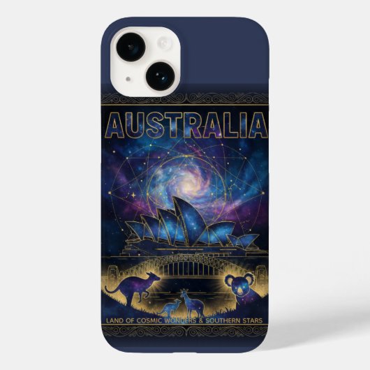 Cosmic Australia Sydney Celestial Art Case-Mate iPhone Case (Achterkant)