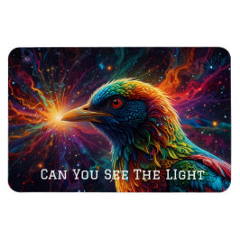 Cosmic Avian Symphony Schattige Bird of the Univer Magneet