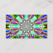 COSMIC AWARENESS INC - (u kunt de woorden wijzigen Visitekaartje (Voorkant)