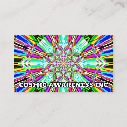 COSMIC AWARENESS INC - (u kunt de woorden wijzigen Visitekaartje