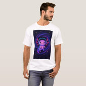 Cosmic Axolotl Meme T-shirt (Voorkant volledig)