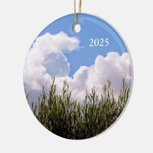 Cosmic Baby Keramisch Ornament (Links)