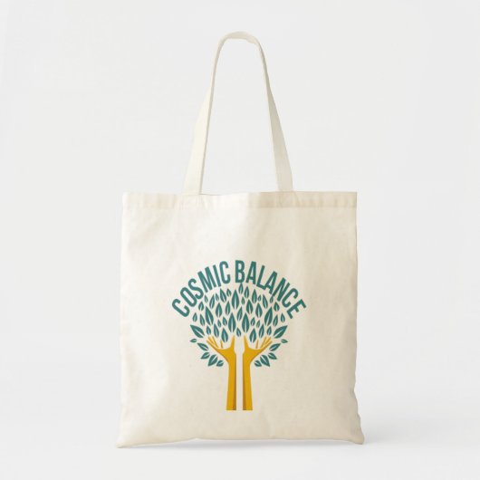 Cosmic Balance Boom des Levens Totetas | Tote Bag (Voorkant)