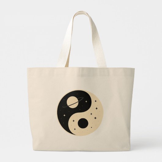  Cosmic Balance Grote Tote Bag (Achterkant)