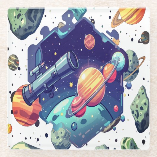 Cosmic Bar Onderzetter voor kinderen (Voorkant)