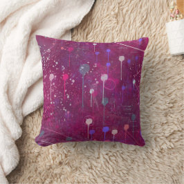 Cosmic Berry Picking: Abstract Art Kussen