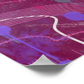 Cosmic Berry Picking: Abstract Art Poster (Hoek)