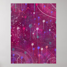 Cosmic Berry Picking: Abstract Art