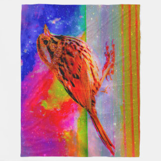 Cosmic Bird Dreamscape Art Print" Fleece Deken
