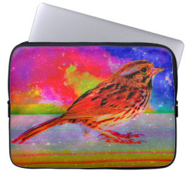 Cosmic Bird Dreamscape Art Print" Laptop Sleeve