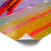 Cosmic Bird Dreamscape Art Print" Perfect Poster (Hoek)