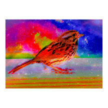 Cosmic Bird Dreamscape Art Print"