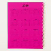 Cosmic Bird Droomlandschap Kunstprint Planner (Achterkant)