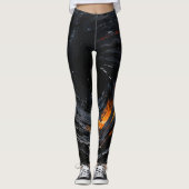 Cosmic Black Hole Leggings (Voorkant)