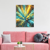 Cosmic blast canvas afdruk (Insitu (Woonkamer))