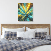 Cosmic blast canvas afdruk (Insitu (Slaapkamer))