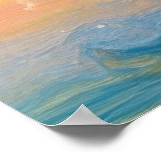 Cosmic Bloom - grillige vlinderharige vrouw Poster (Hoek)