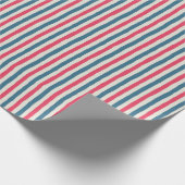 Cosmic Bloom Strepen Cadeaupapier (Hoek)