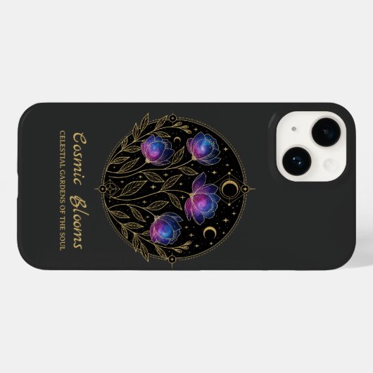 Cosmic Blooms – Celestial Floral Mandala flowers Case-Mate iPhone Case (Achterkant (horizontaal))
