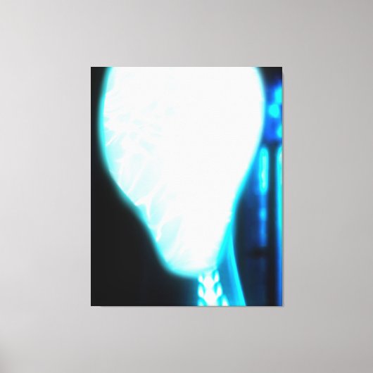 Cosmic Blue Ether Alien Stretched Canvas afdrukken (Voorkant)