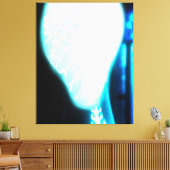 Cosmic Blue Ether Alien Stretched Canvas afdrukken (Insitu (Woonkamer))