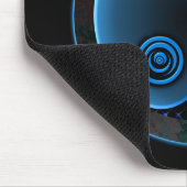 Cosmic Blue in Balance Yin Yang Muismat (Hoek)