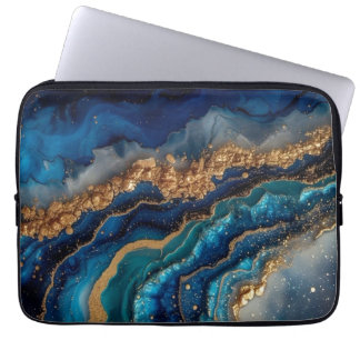 Cosmic Blue Laptop Bag met Galaxy Design Sleeve