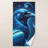 Cosmic Blue Raven Badhanddoek (Badhanddoek)