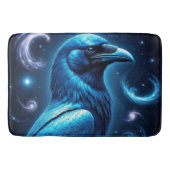 Cosmic Blue Raven Badmat (Voorkant)