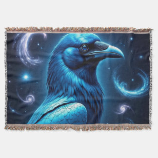 Cosmic Blue Raven Deken