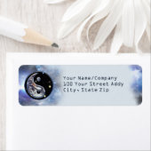 Cosmic Blue Yin Yang Etiket (Insitu)